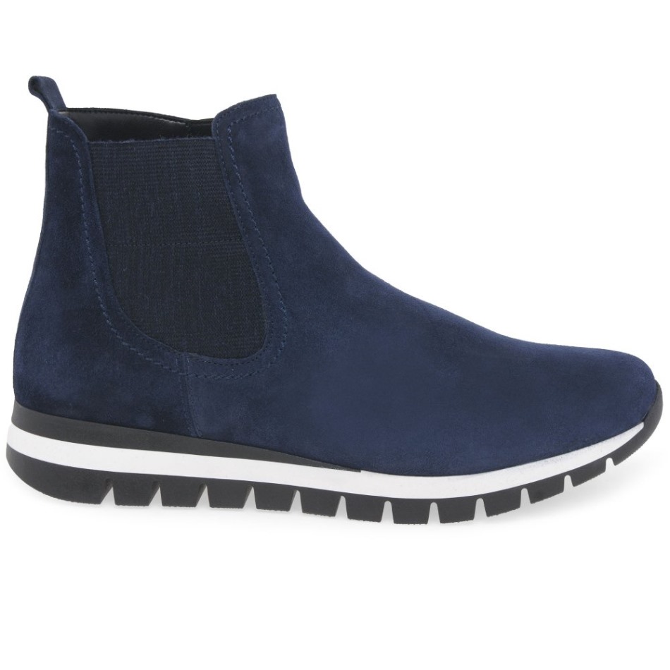 Bottines Femme Suède Marine Gabor | Exclusif